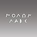 (2x) Molon Labe - Come and Take Them - White - Sticker - Decal #1 - Die Cut