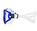 WACOOL Professional Snorkeling Snorkel Diving Scuba Package Set with Anti-Fog Coated Glass Purge Valve and Anti-Splash Silicon Mouth Piece for Men Women (Adults,Blue)