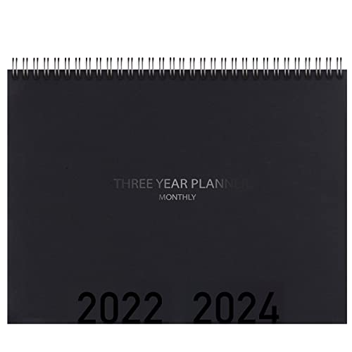 3 Year Calendar Planner 2022 2024 Monthly Schedule Organizer Flip 