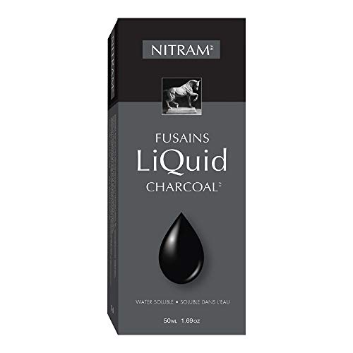 Nitram Fusains Liquid Charcoal, 50 ml Tube (7300337)