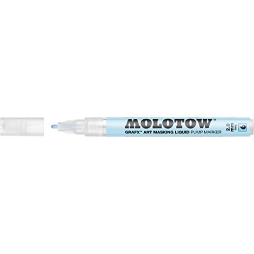 Molotow GRAFX Masking Fluid Pump Marker, 2mm, 1 Each (728.001)