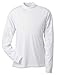 adidas A104 Men's ClimaLite Tech Long-Sleeve Mock Neck