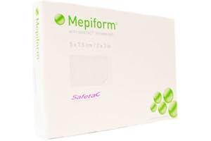 MOLNLYCKE (FKA REGENT SC293299BX - Mepiform Safetac Self-Adherent Soft Silicone Dressing 2 x 3