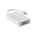 CableCreation Mini DisplayPort to HDMI DVI DP Adapter, 3 in 1 Mini DP (Thunderbolt) to HDMI DP DVI Converter Compatible MacBook, MacBook Pro, iMac, MacBook Air, Surface Pro and More, White