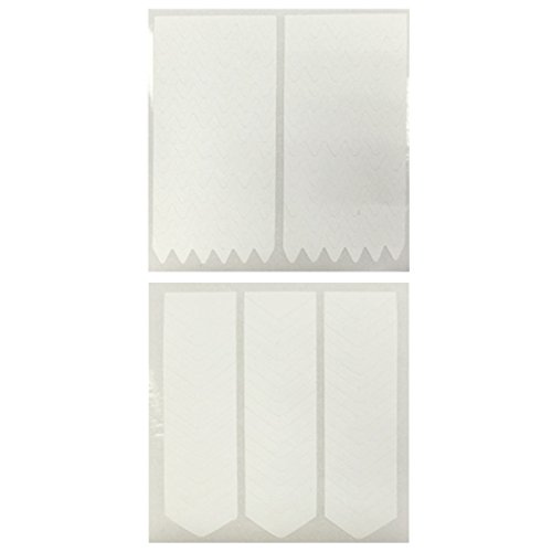 10 Sheets AllyDrew Nail Art Chevron Nail Guide Stickers Nail Tip Stickers Nail Stencil Stickers, 2 Designs (5 sheets each design)