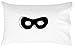 Oh, Susannah Superhero Mask (Black) Toddler Size Pillowcase (1 Pillow Cover 14 x 20.5 Inches) Travel Pillowcase Kids Room Decor
