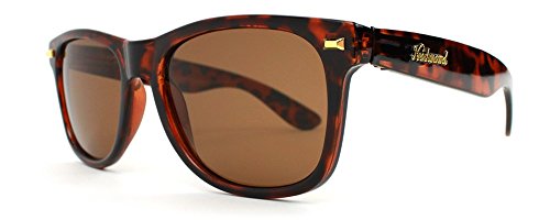 Knockaround Fort Knocks 1.0 Non-Polarized Sunglasses, Tortoise Shell Frame/Amber Lens