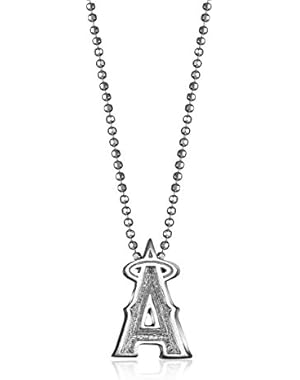 Little MLB Sterling Silver Los Angeles Angels Pendant Necklace, 16