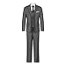 Flyme Toddler Kids Boys Suits 5 Piece Slim Fit Suit for Boys Grey Size 6