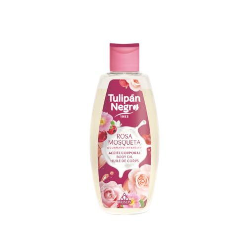 Tulipán Negro - Body Oil Rosa Mosqueta, Aceite Corporal Nutritivo y Regenerador, Hidratación y Suavidad para la Piel, 200 ml