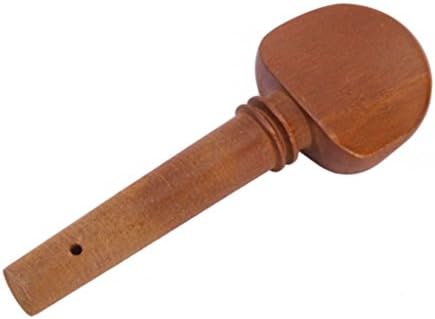 Blueseason 4/4 Violin Fiddle Tuning Peg Wood Replacement,1 Pcs,Brown