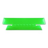 Pendaflex Hanging File Folder Tabs, 1/3 Tab, 3.5 Inches, Green Tab/White Insert, 25 Per Pack (43-1/2-GRE)
