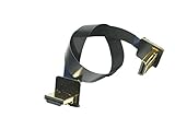 FFC HDMI Flat Slim HDMII FPV HDMI Cable Standard Full Normal Male HDMI Interface 90 Degree to Standard HDMI Full HDMI Normal HDMI 90 Degree for brushless Gimbal rig Drone Gimbal rig dsrl (20CM)