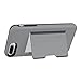 Incipio Stowaway iPhone 8 Plus & iPhone 7 Plus Case with Credit Card Slot Holder and Integrated Stand for iPhone 8 Plus & iPhone 7 Plus - Gray/Charcoal