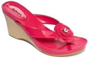 patty heeled wedge slide