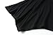 LARACE Women Casual T Shirt V-Neck Tunic Tops For Leggings(2X, Black)