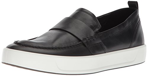 Ecco men s soft 8 slip on sneaker, black loafer, 41 m e…