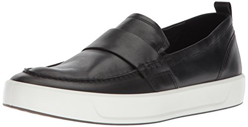 ECCO Men's Soft 8 Slip On Sneaker, Black Loafer, 44 M EU (10-10.5 US) (Best Price On Ecco Mens Shoes)