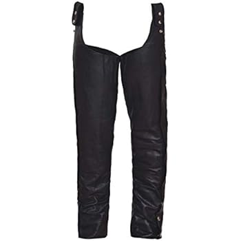 Milwaukee Leather Beltless Chaps Black, Large