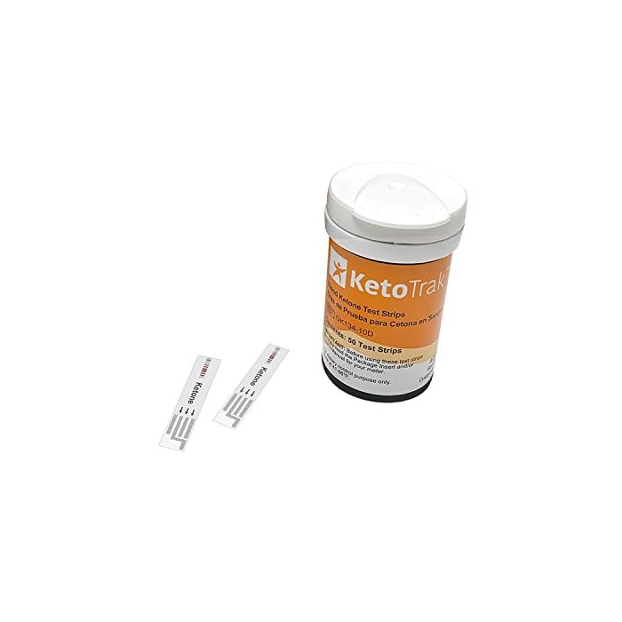 KetoTrak Blood Ketone Test Strips 50 Ketone Strips
