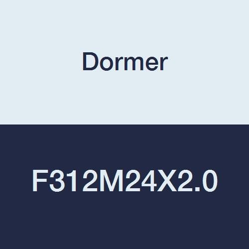 Dormer F312M24X2.0 Series F312 HSS MF Die Nut, Bright, M24 x 2.00mm x 15/16" x 15/16"