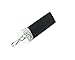 Black Tourmaline Cap Pencil Pendant