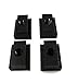 T Slot Nuts (4 Pack), T Slot Nut for Toyota Tundra & Toyota Tacoma Pick-Up Truck Bed Deck Rails Accessories & Tie Down, Fits Screws with 3/8