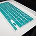 TOP CASE 2-in-1 Rubberized Hard Case Cover and Keyboard Cover Compatible with Apple MacBook White Unibody 13