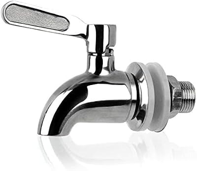 QINGHEC 304 Stainless Steel Water Dispenser Tap 16mm Universal Spigot