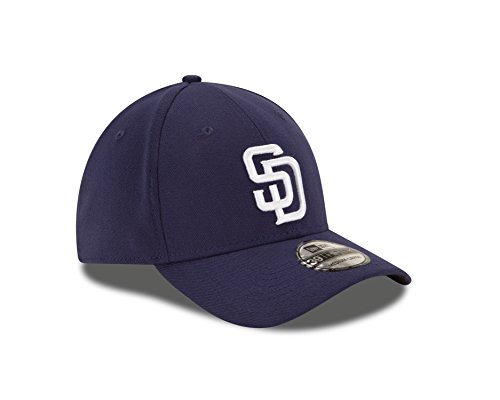 New Era MLB San Diego Padres Team Classic Game 39Thirty Stretch Fit Cap, Blue, Small/Medium