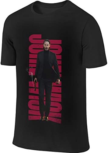 Troom 2019 Movie John Wick 3 Mens Fation Tees Black Unisex