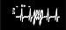 Sticker Rite Here Jeep Lover Heartbeat EKG in White Vinyl Car/Laptop/Window/Wall Decal