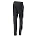 adidas Men's Athletics Essential Cotton 3 Stripe Tapered Pants, Black/White, X-Large
