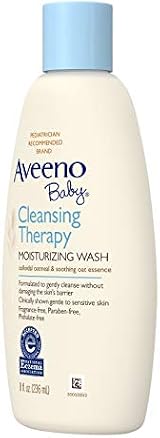 Aveeno Baby Eczema Therapy Cleansing Wash Fragrance Free 8 oz Gentle Sensitive view 14