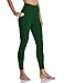 Colorfulkoala Women’s High Waisted Yoga Pants 7/8 Length Leggings with Pockets (XS, Forest Green)thumb 1