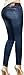 ARANZA Colombian Jeans Pantalones Colombianos Levanta Cola Butt Lifting Skinny Jean Mid Rise Blue