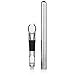 Best Iceless Wine Chiller - Wine Chilling Rod - Aerating Wine Pourer - Wine Chiller Stick Bonus Items -By Vita Bene (Steel)