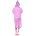 Nyicey Kids Rain Ponchos, 3 Packs Portable Reusable Emergency Raincoats for Camping Hiking Traveling