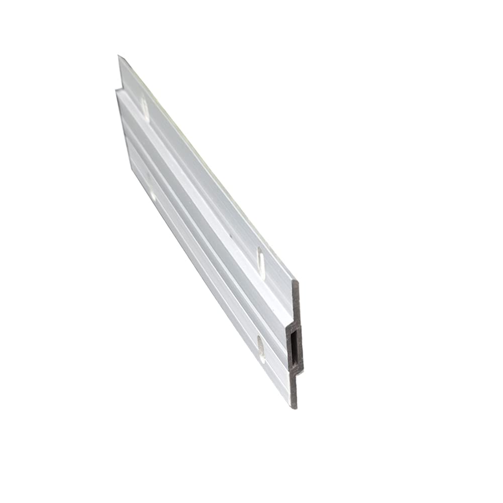 12" Flush Mount Bracket, KAIISSA Interlocking Photo Frame Hook, Heavy Duty Picture Hanger Z Clip Bracket for Large Picture Display Art Gallery Wall Mount Hardware (1 Pair)