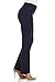 Rekucci Womens Ease Into Comfort Fit Barely Bootcut Stretch Pants (8, Navy)