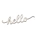 Hello Wood Sign Home Décor Wall Art Unfinished 30.5x12.7x0.4cm - 12x4.9 Inch