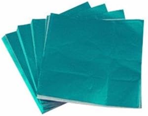 Candy Molds N MoreTeal Green Foil Wrappers Quantity 125-6 in x 6 in
