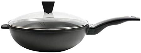 セール 調理鍋フライパン鍋家庭用キッチンキャスト鍋焦げ付き防止アルミニウムユニバーサル鍋蓋付き焦げ付き防止金属器具鍋蓋付き安全なフライパンフライパン