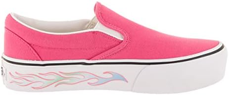 pink flame platform vans