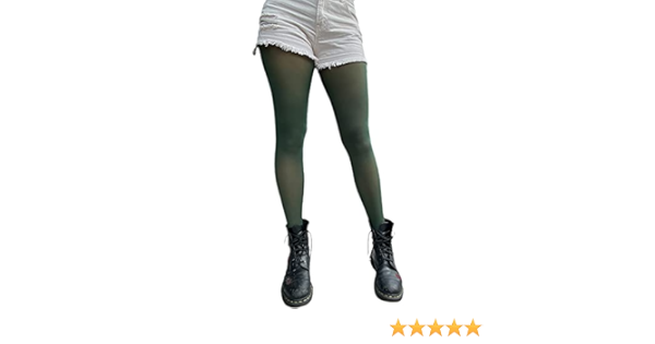 dark green tights amazon