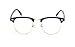 ALWAYSUV Vintage Classic Horn Rimmed Half Frame Clear Lens Sunglasses