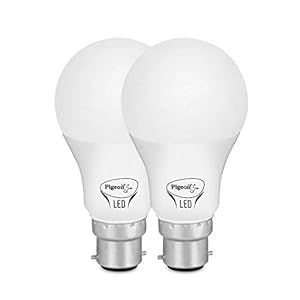 Pigeon 9W B22 LED Bulb, Pack of 2, (Joy)