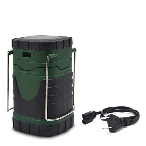 ZUYE Camping Lantern,Rechargeable Camp Light Solar LED Battery Powered 3 Charging Modes Camping Lamp Camping Lights Accessories Survival Kit Camping Emergency Hurrican, Outage (Green) (1Green) - Thumbnail 6