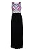 Asvivid Womens Bohemian Floral Printed Sleeveless Maxi Dress Casual Summer Long Dress Sundresses M Black1