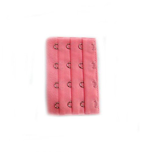 Ewandastore 28 Pcs Assorted Colors Women 4 Hook 3 Rows Spacing Bra Extender Strap